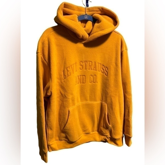 Levi Strauss and Co. Orange Pull over Sweater S/M/L NWT - Picture 7 of 7